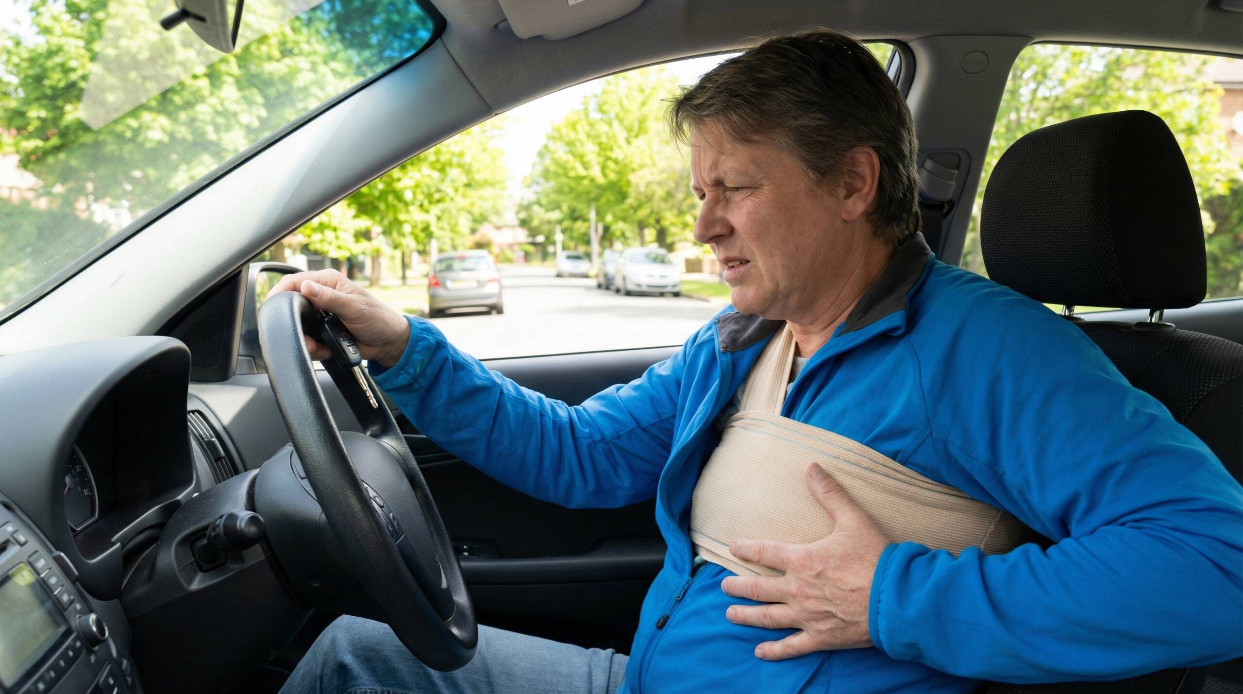 darf man mit rippenbruch autofahren